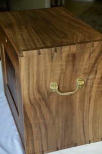 The grain wraps around from side to top to side