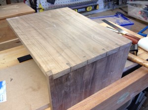 Fitting the dovetails