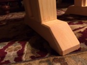 Chamfered foot