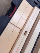 cut the dados in 1x material and then glue it up to form the mortise