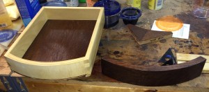 drawer w/curved front
